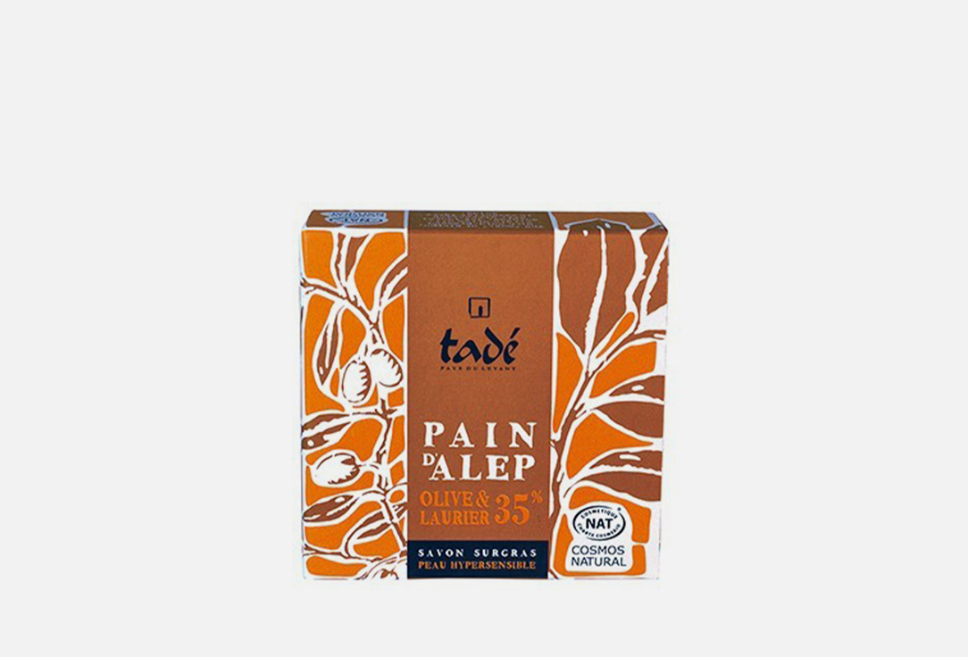 

Алеппское мыло TADE, Pain d'Alep с содержанием 35% лаврового масла 100 г
