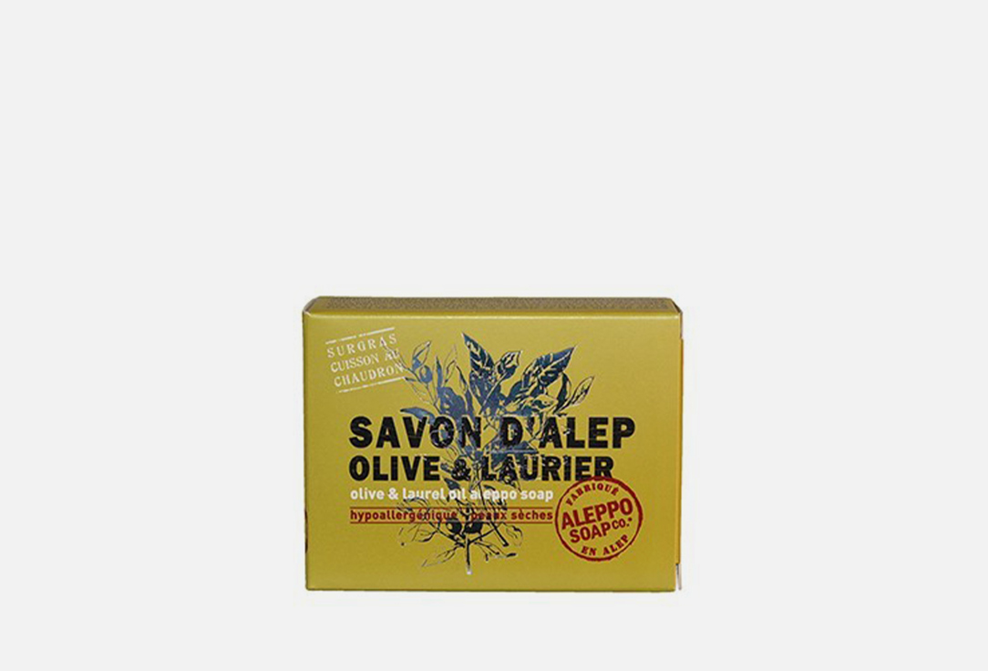 Алеппское мыло с оливой и лавром TADE Savon d'Alep Olive & Laurier 100 г мыло tade olive 100 г