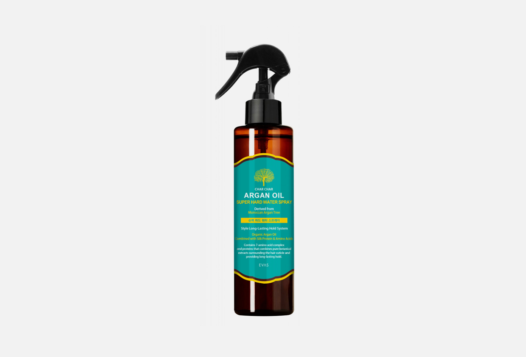 Спрей для укладки волос Char Char Argan Oil Super Hard Water Spray 