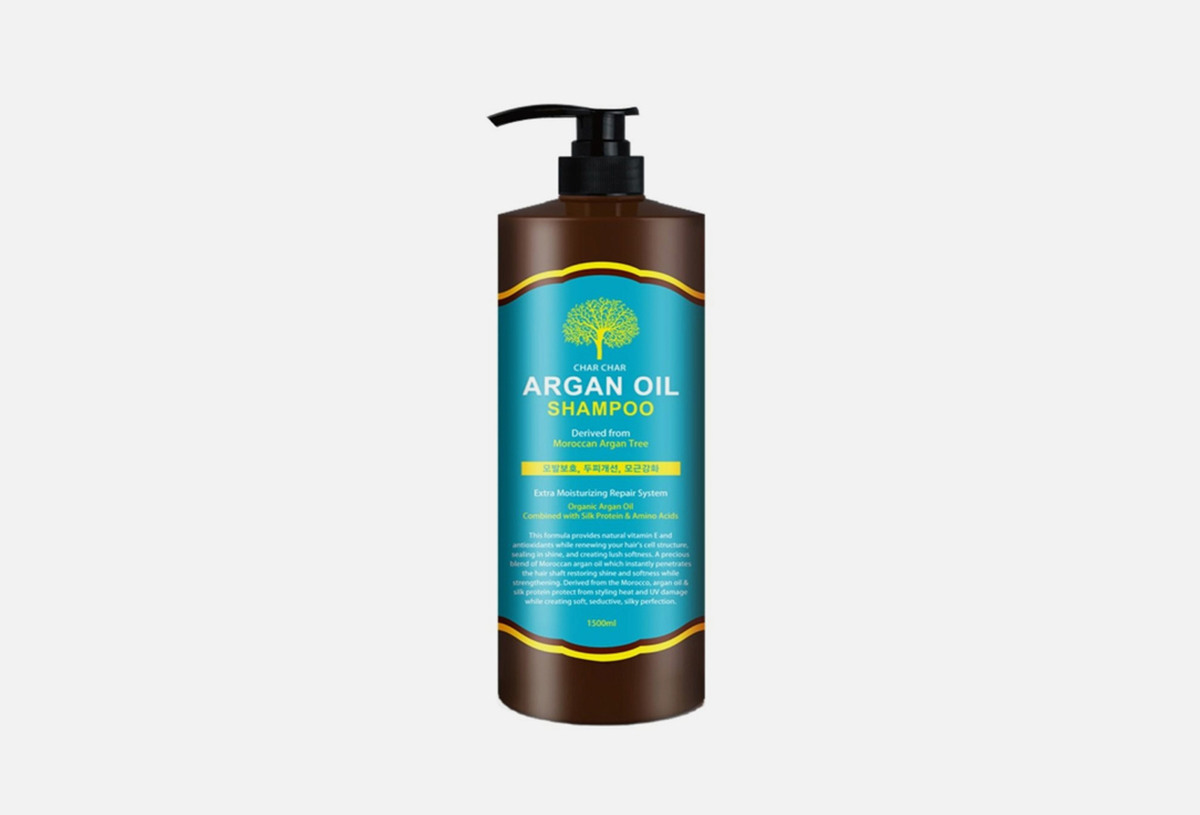 Шампунь для волос CHAR CHAR Argan Oil Shampoo 1500 мл кондиционер для волос char char argan oil conditioner 500 мл