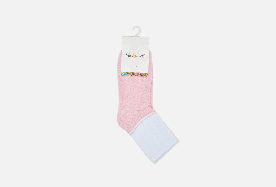 Носки NATURE SCS Термо, розовый носки мужские сартэкс махровая стопа черные размер 31 комплект 2 шт