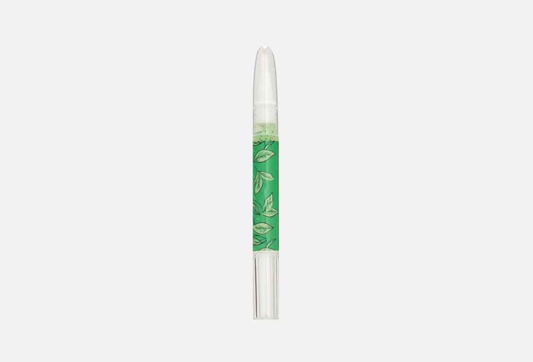 Гель 2в1 для укрепления ногтей и питания кутикулы Solomeya with Green tea in pencil 
