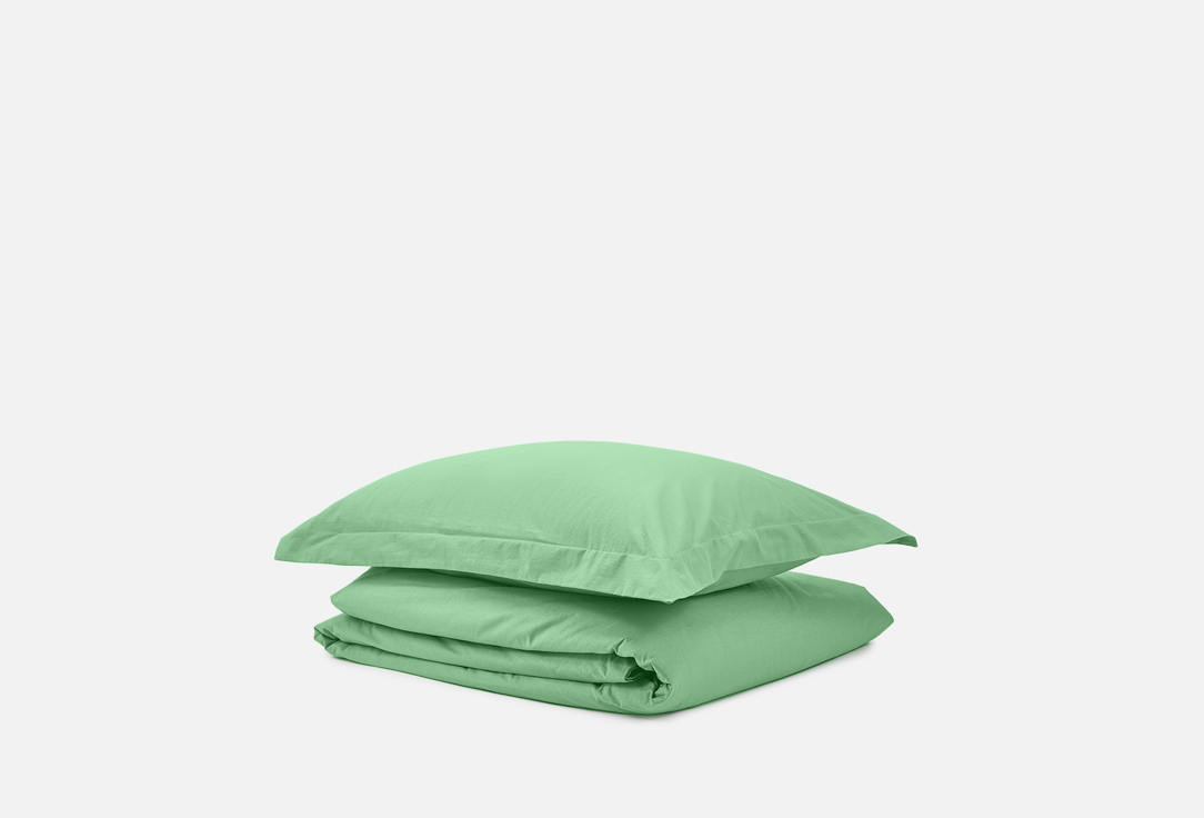 комплект постельного белья sonno горчичный 2 спальный Комплект постельного белья SONNO Бельгийский зеленый, 2-спальный