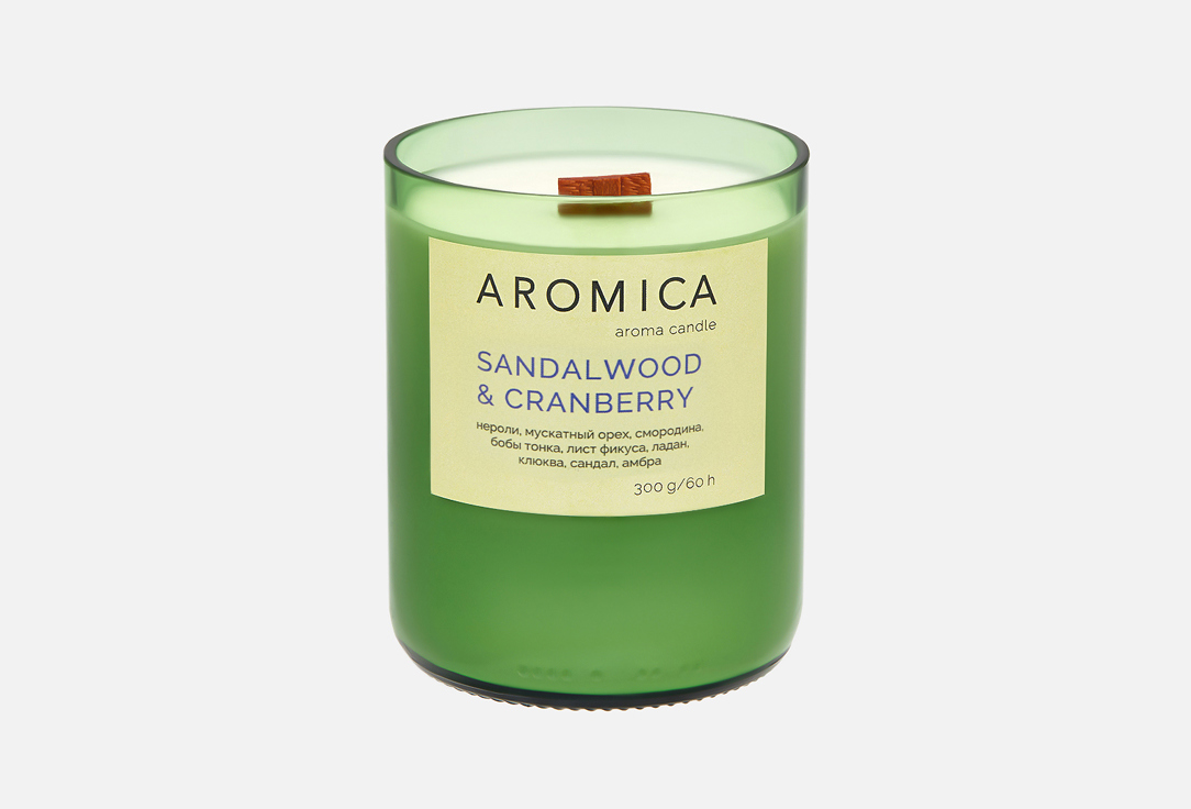 Изображение товара Свеча ароматическая AROMICA Сандал & Клюква