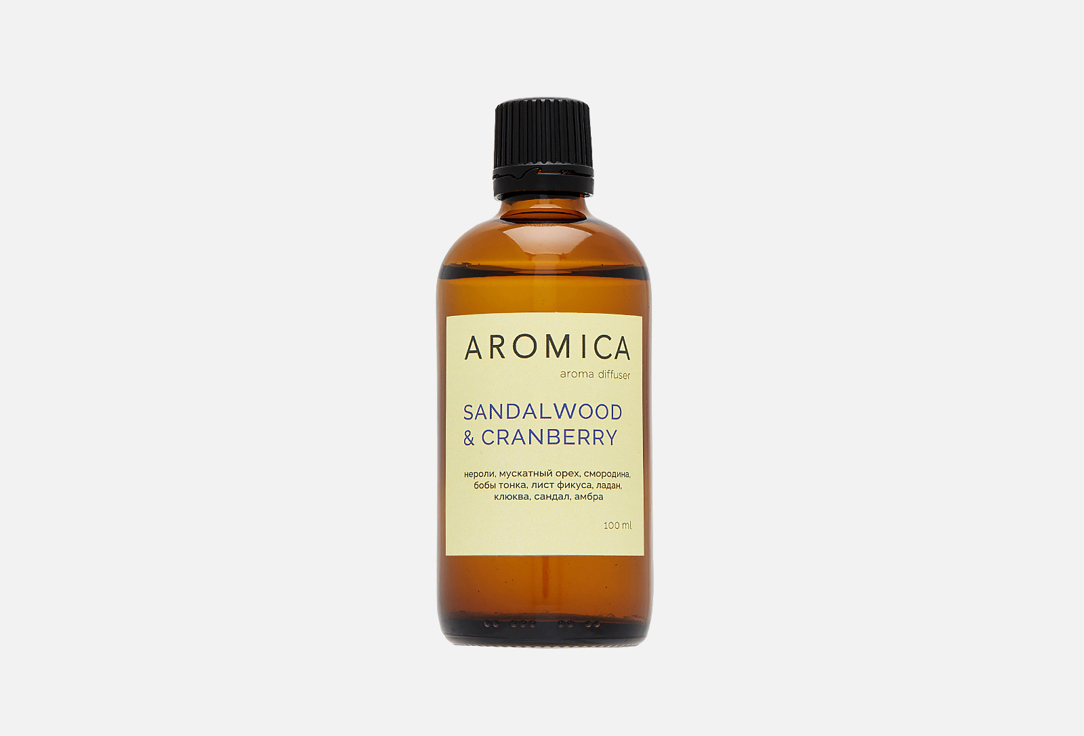 Изображение товара Диффузор AROMICA Сандал Клюква натуральный аромат для дома 100 мл