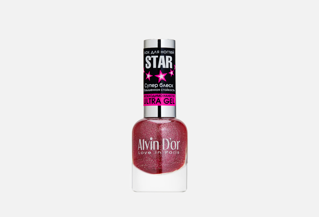Лак для ногтей Alvin D'or STAR 6130 звездный  цветок