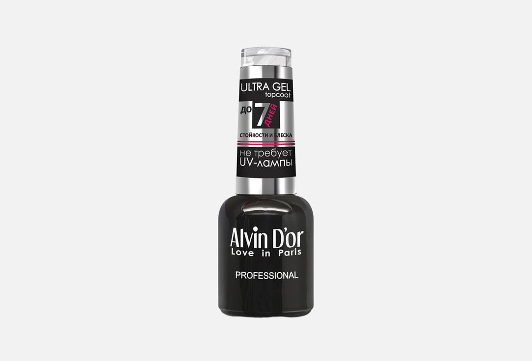 

Топовое покрытие для маникюра ALVIN D'OR, Прозрачный, Ultra gel topcoat 8 мл