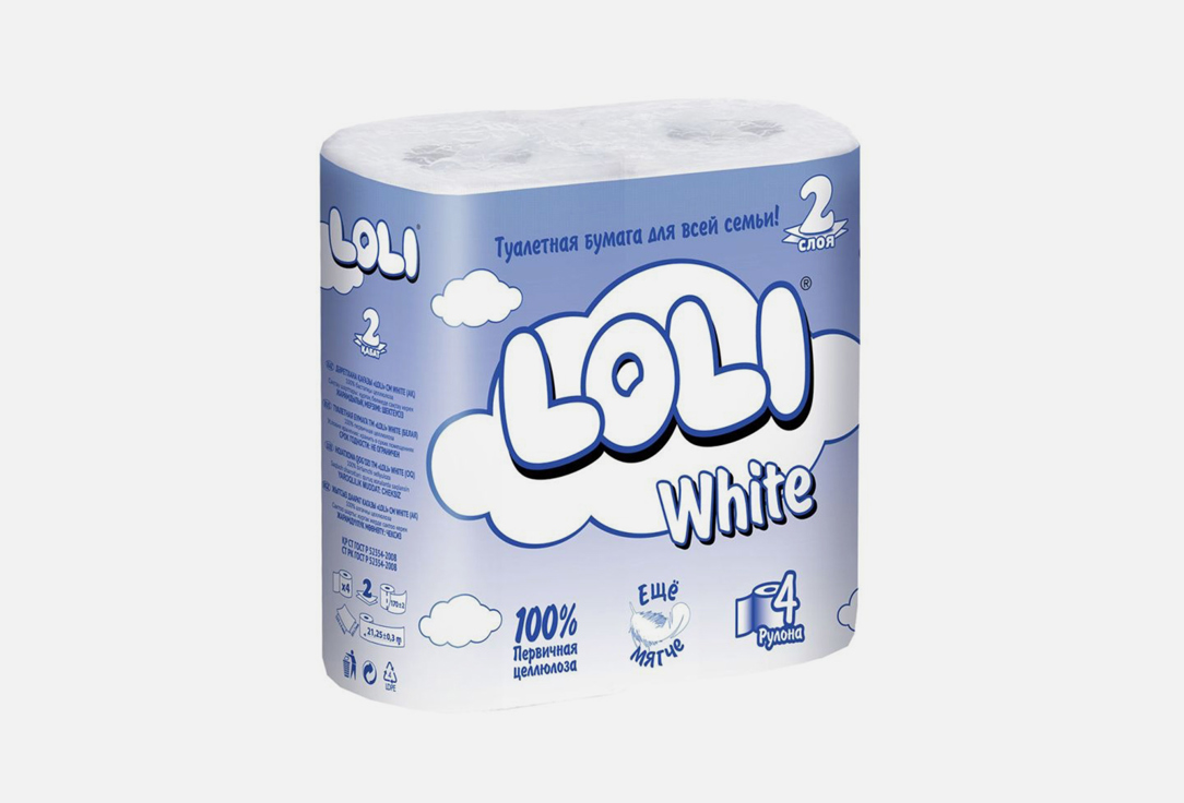 Туалетная бумага Loli White 