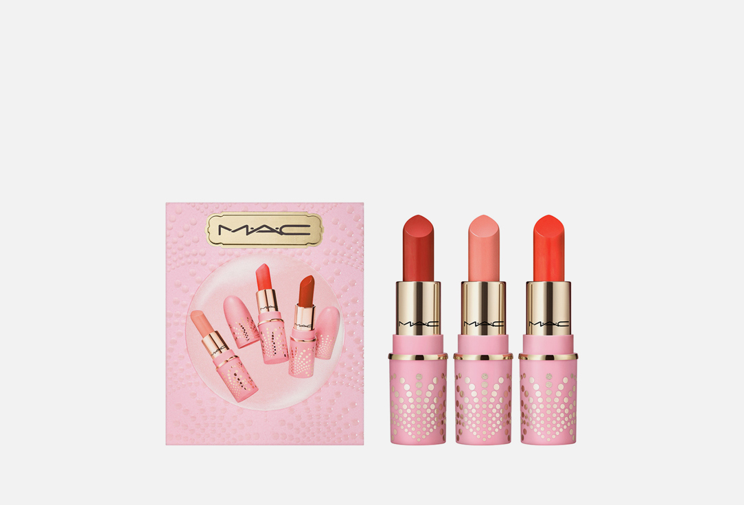 Набор для губ MAC Taste Of Bubbly Mini Lipstick Kit: Rose' Rose'