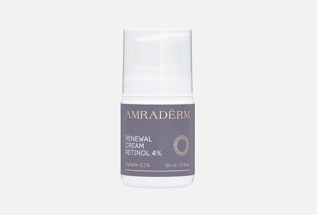 Крем омолаживающий для лица AMRADERM Renewal Cream Retinol 4% 50 мл