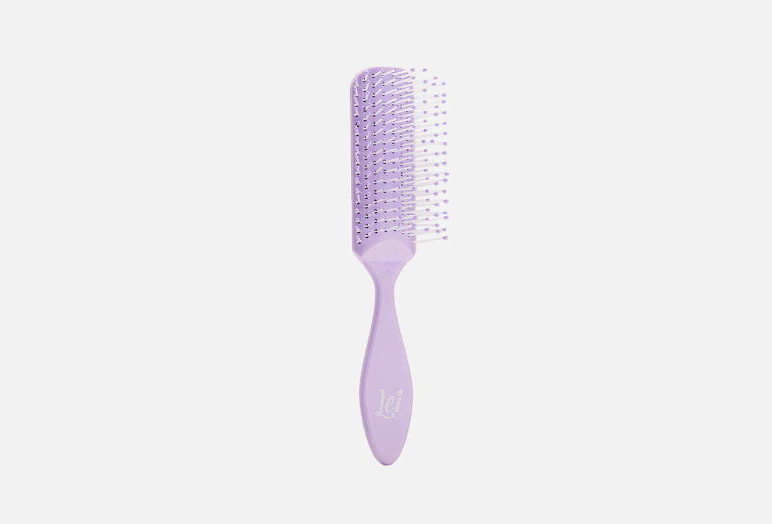 Расческа массажная для волос LEI Фиолетовый 1 шт lei массажная щетка 020 для распутывания волос 22 см