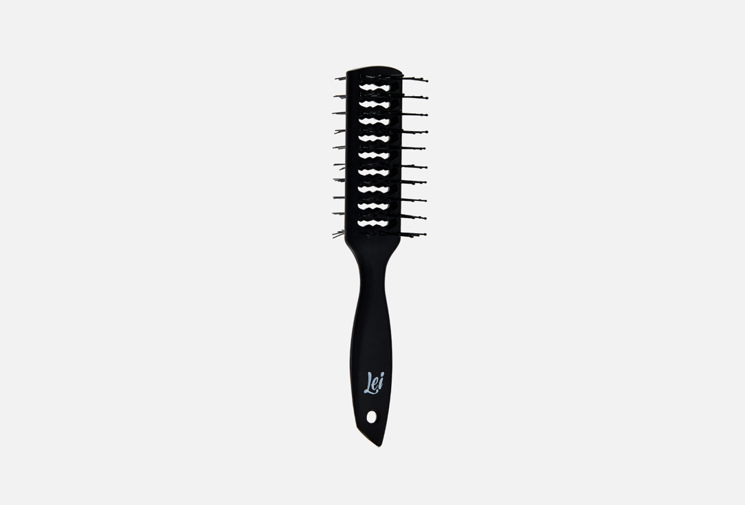 расческа для волос вентиляционная lei 130 в ассортименте Расчёска для волос LEI Черный 1 шт