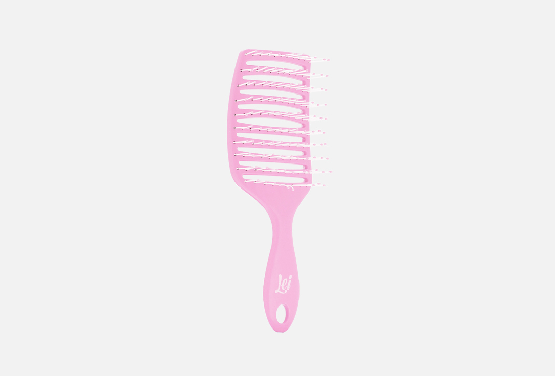 расческа для волос вентиляционная lei 130 в ассортименте Расчёска для волос LEI Розовый 1 шт