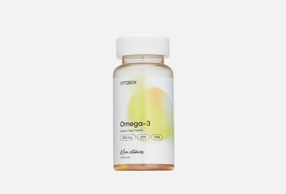 Биологически активная добавка VITOBOX Omega 3 30 шт биологически активная добавка green leaf formula omega 7 30 шт
