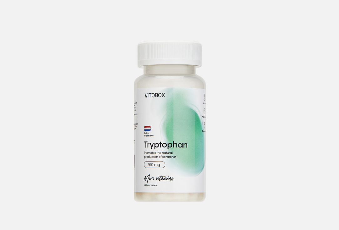 Биологически активная добавка VITOBOX Tryptophan 30 шт биологически активная добавка vitobox calcium 30 шт