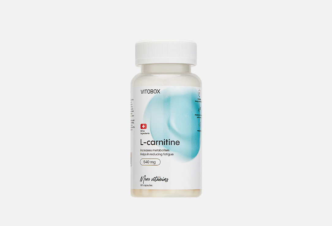 биологически активная добавка vitamir l треонин комплекс 30 шт Биологически активная добавка VITOBOX L-Carnitine 30 шт