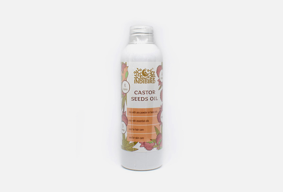 Касторовое Масло для тела INDIBIRD Castor Seeds Oil 150 мл касторовое масло марки хемани castor oil hemani 30 мл