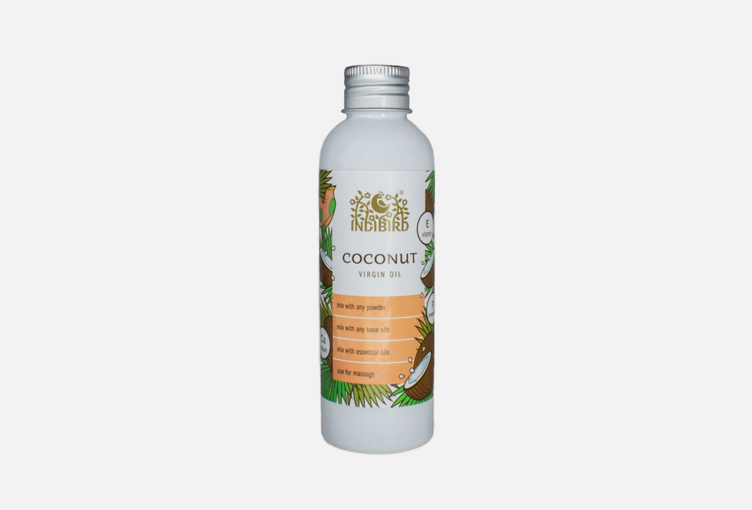 Масло для тела INDIBIRD Coconut Oil Virgin 150 мл касторовое масло для тела indibird castor seeds oil 150 мл