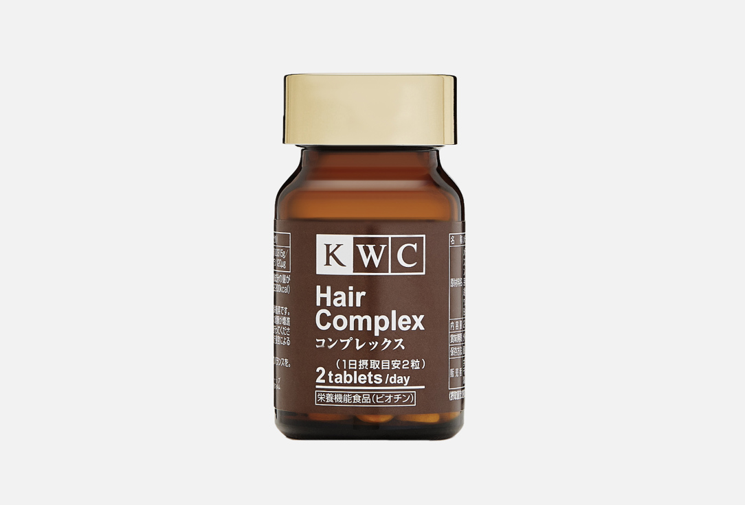БАД для здоровья волос и ногтей KWC Hair Complex МСМ, кератин, ламинария 60 шт бад для поддержки пищеварения с пробиотиками kwc lactobacterium