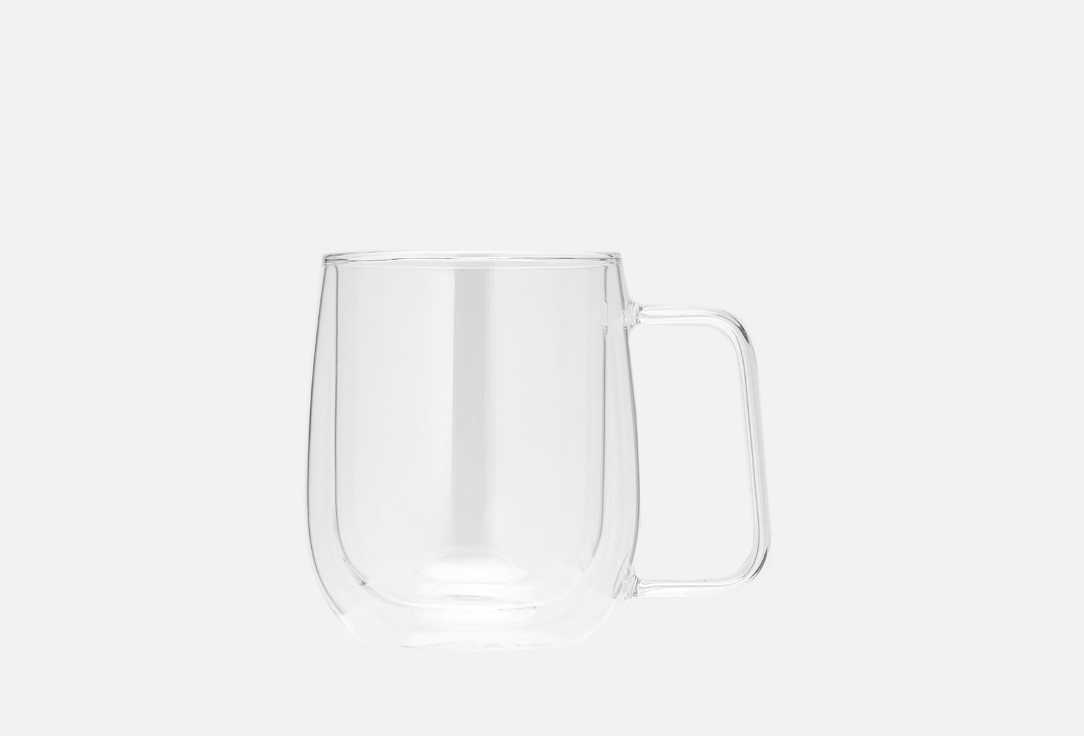 Изображение товара Квадратная кружка Kimberly термостойкая 300 мл из боросиликатного стекла