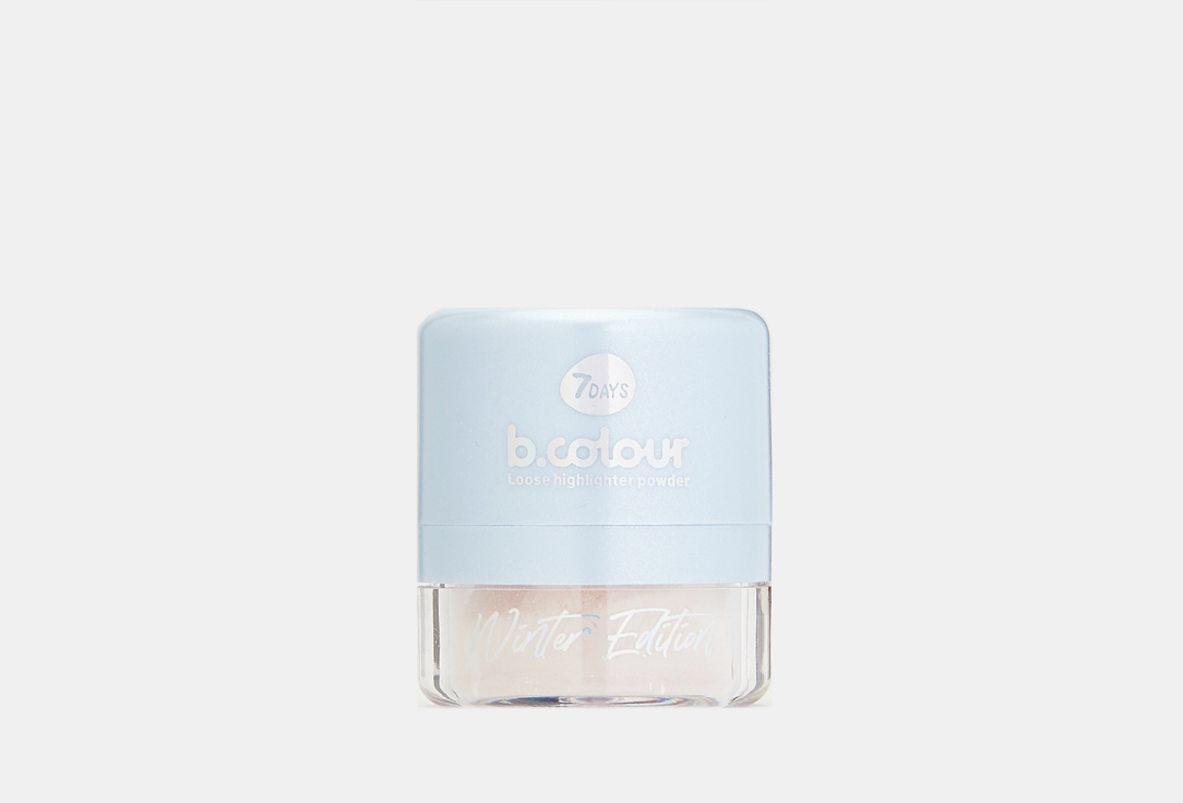 Пудра-хайлайтер для лица и тела B.colour professional Winter Edition Loose highlighter powder 01 Just dance