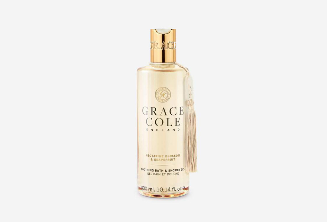 масло для тела grace cole nectarine blossom Гель для ванны и душа GRACE COLE Nectarine Blossom & Grapefruit 300 мл