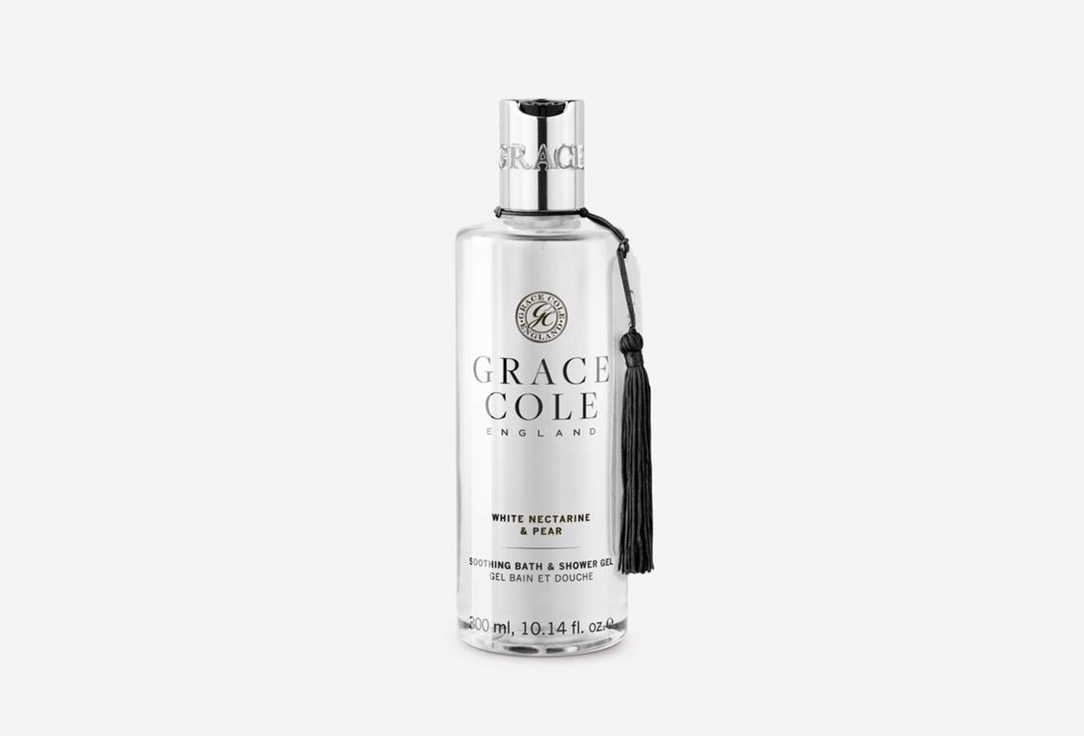 Гель для ванны и душа GRACE COLE White Nectarine & Pear 300 мл