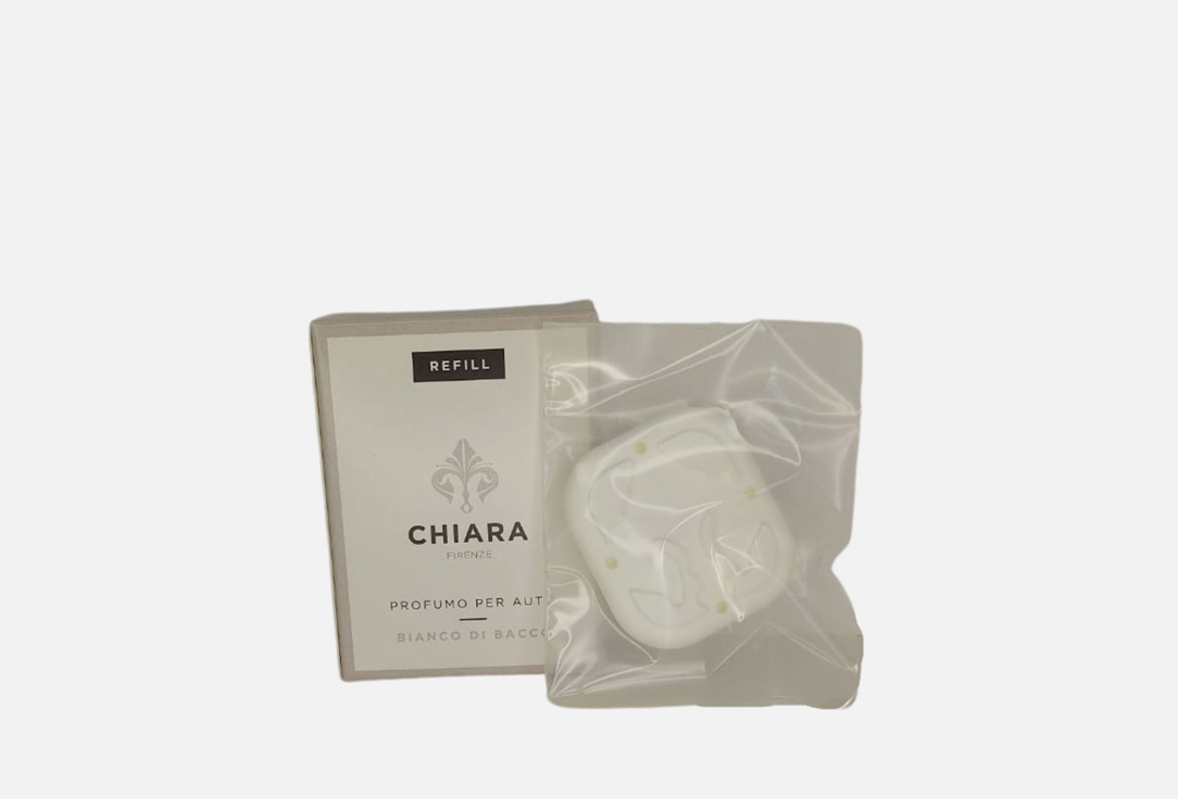 

КАРТРИДЖ ДЛЯ АВТОМОБИЛЬНОГО АРОМАТИЗАТОРА CHIARA FIRENZE, BIANCO DI BACCO