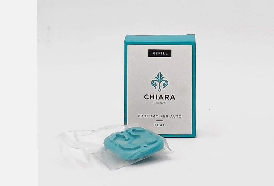 КАРТРИДЖ ДЛЯ АВТОМОБИЛЬНОГО АРОМАТИЗАТОРА CHIARA FIRENZE TEAL
