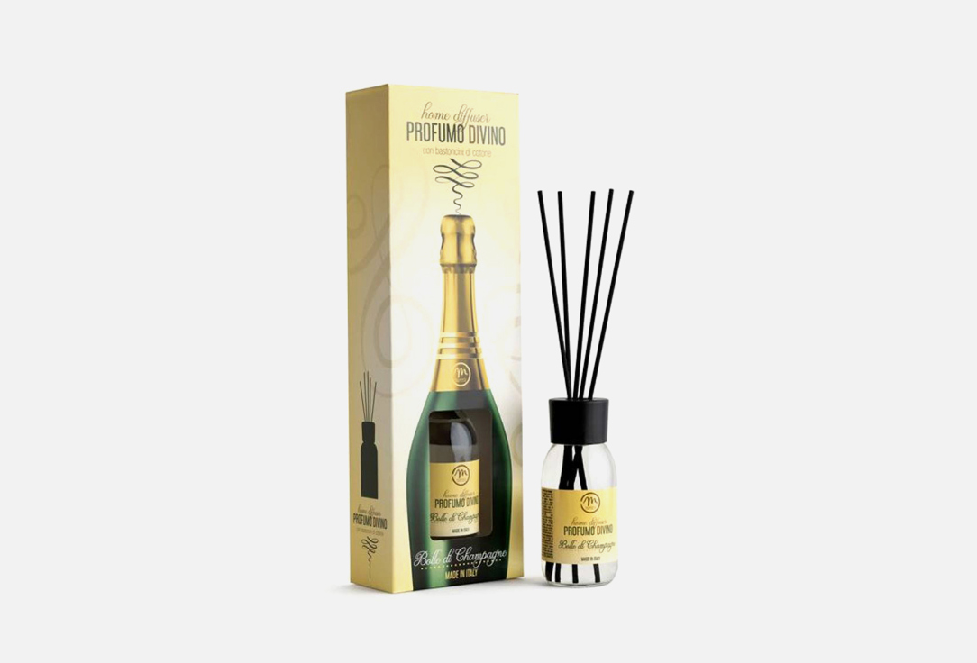 Ароматический диффузор M FRAGRANCE Bolle di Champagne 125 мл сменный блок m fragrance aroma di chianti 500 мл