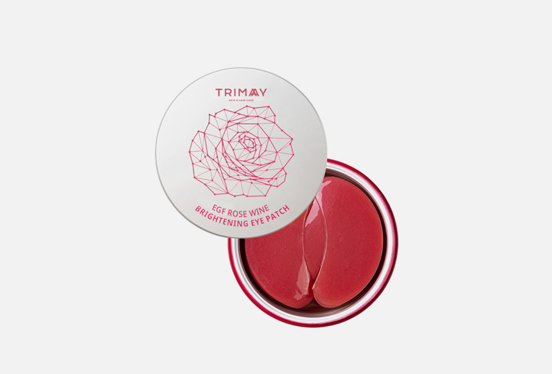 Патчи для век Trimay EGF Rose Wine Brightening Eye Patch 