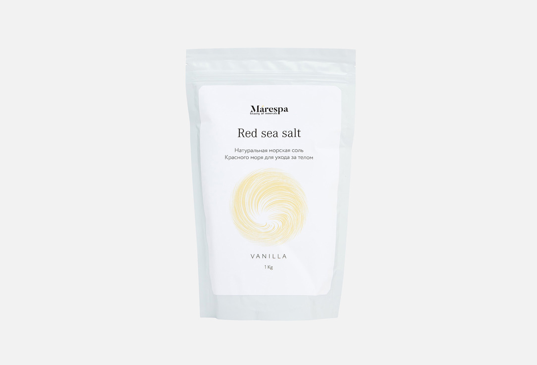 

Морская соль для ванны красного моря MARESPA, Red sea salt VANILLA 1000 г