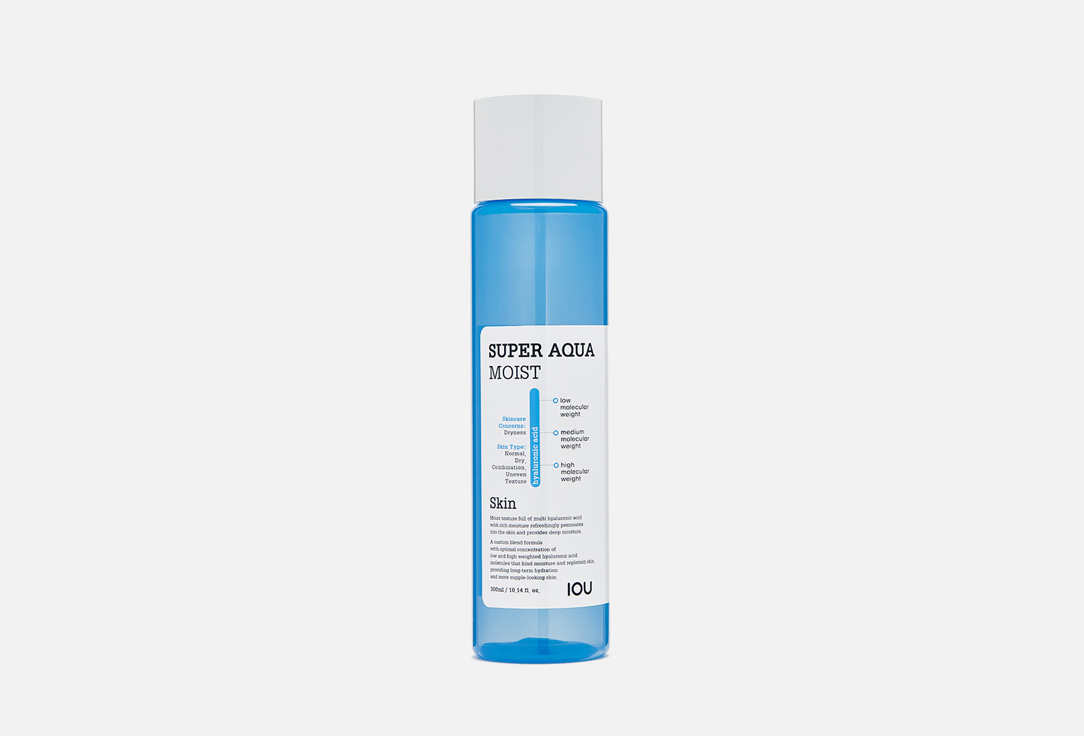 

Увлажняющий тонер для лица WELCOS, IOU Super Aqua Moist Toner 300 мл