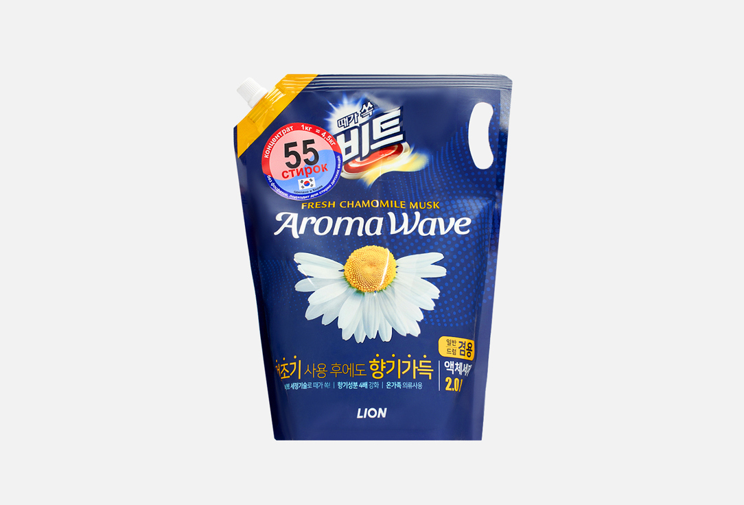 Изображение товара Гель для стирки Lion AROMA WAVE FRESH CHAMOMILE