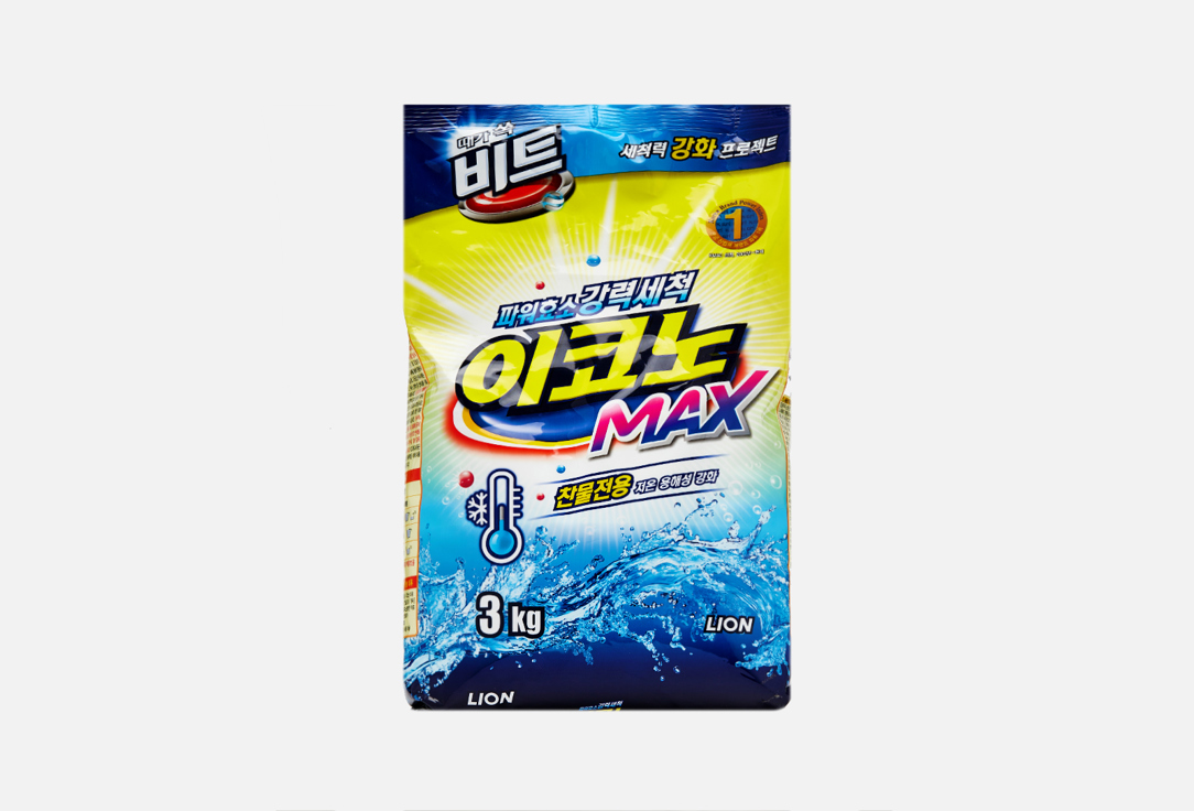 

Концентрированный стиральный порошок LION, Beat EconoMax 3000 мл