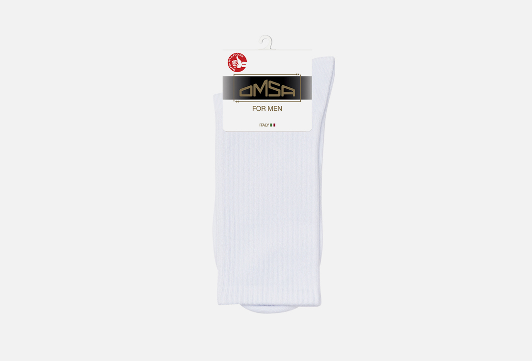 Носки OMSA Bianco 39-41 мл носки женские omsa active укороченные rosso р 39 41