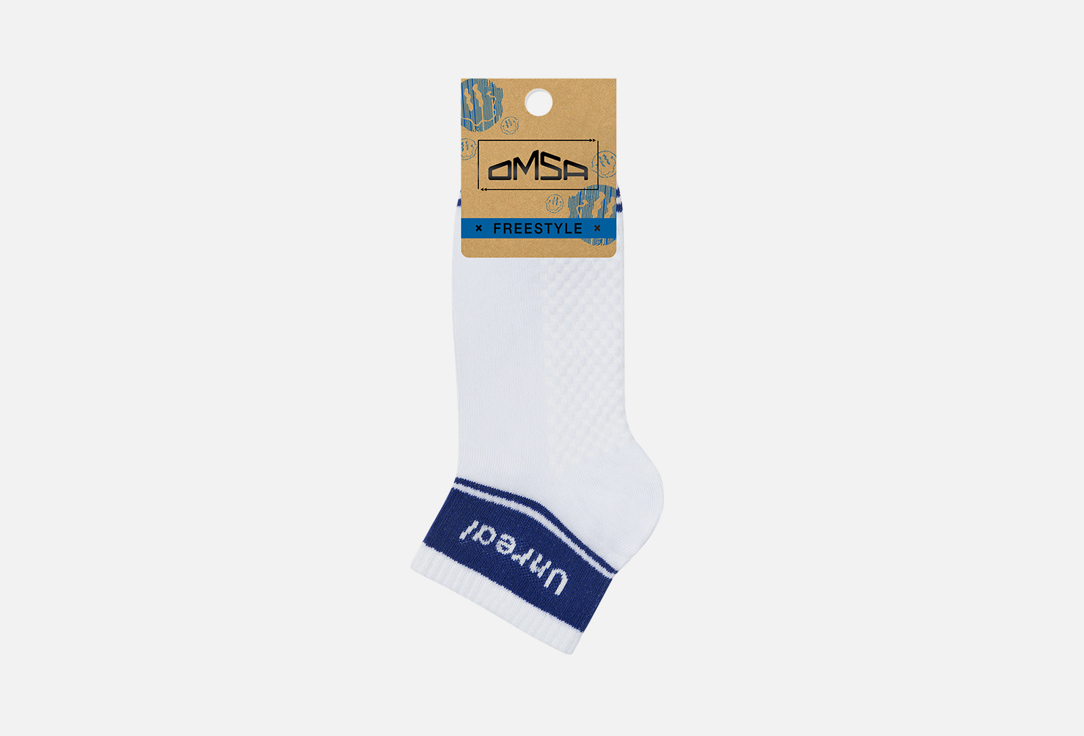 Носки OMSA Freestyle Bianco, Blu 39-41 мл