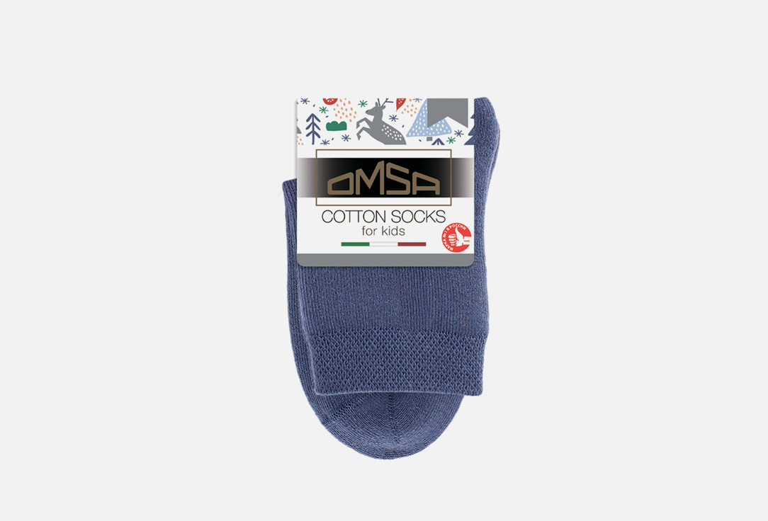 Носки OMSA KIDS Jeans 20-22 мл носки для мальчиков omsa kids heroes rossa р 31 34
