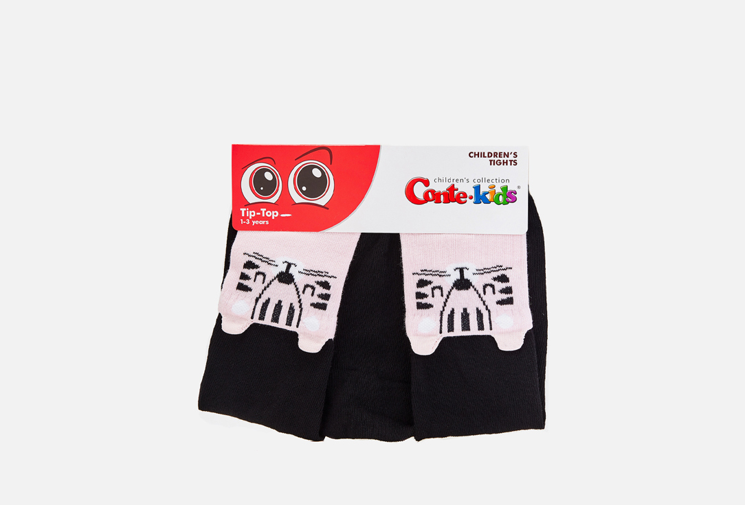 

колготки CONTE-KIDS, Черный, Черный-светло-розовый 92-98 мл