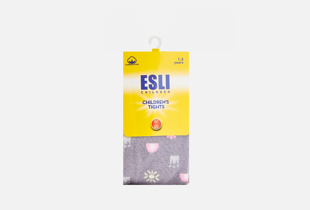 колготки ESLI Серые колготки esli размер 80 86 розовый