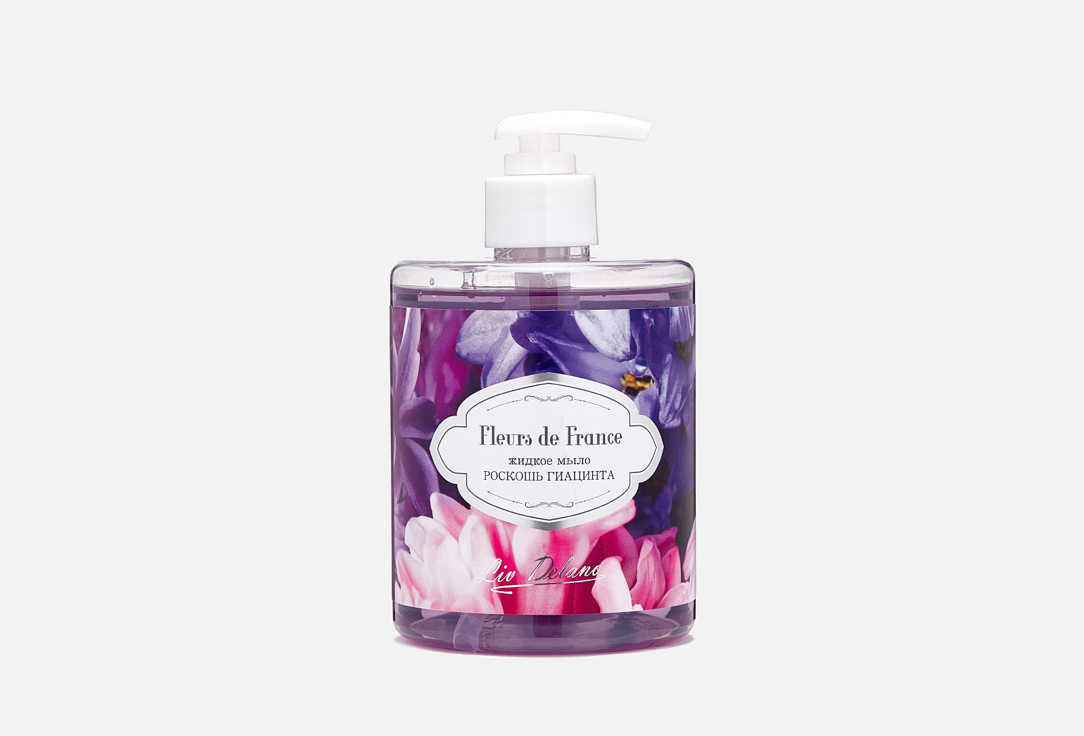 Жидкое мыло LIV DELANO Luxury hyacinth 500 мл крем для рук liv delano крем для рук питательный нежность пиона fleurs de france