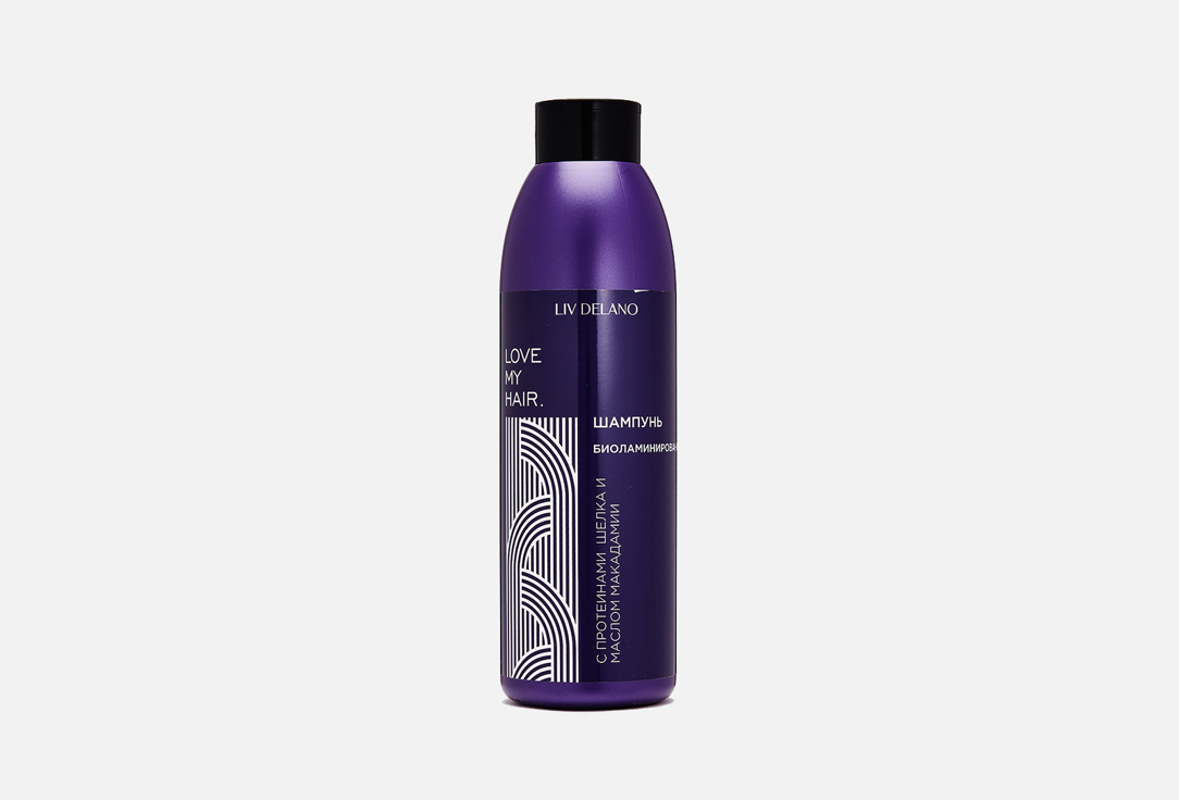 Шампунь для волос LIV DELANO With silk proteins and macadamia oil 1000 мл