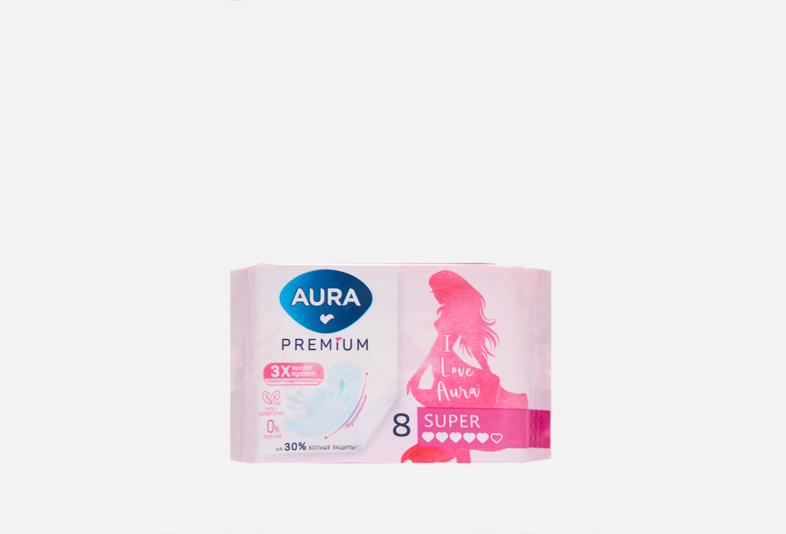 Aura гигиенические прокладки Super 7 шт — купить в Алматы и Шымкенте