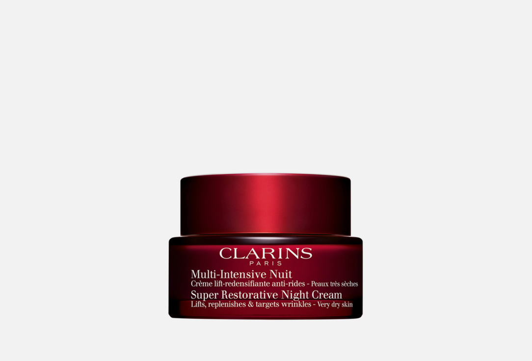 Восстанавливающий ночной крем с эффектом лифтинга для сухой кожи Multi-Intensive CLARINS Super Restorative Night Cream For Very dry skin 50 мл