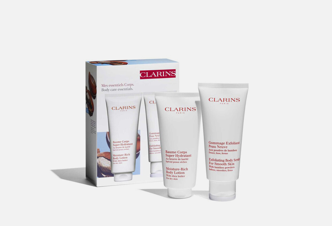 Набор средств ухода для тела CLARINS Body Care Essentials Set 1 шт подарки для неё clarins набор увлажняющих средств ухода для тела