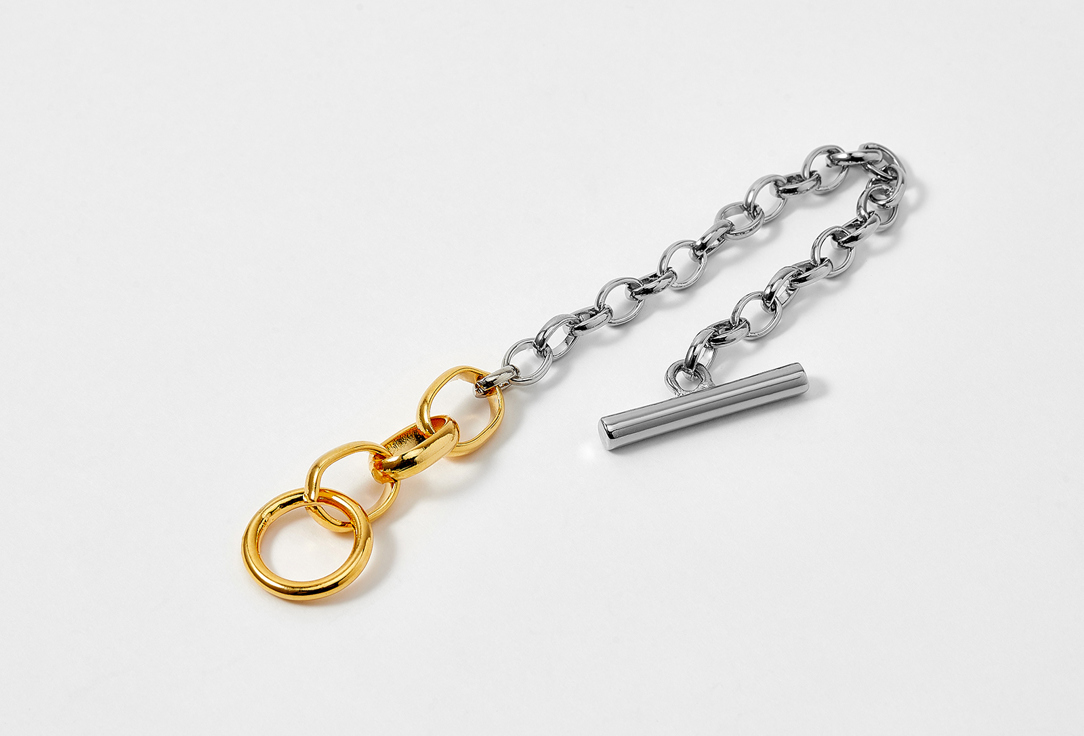 браслет-цепь  Aqua large lock 