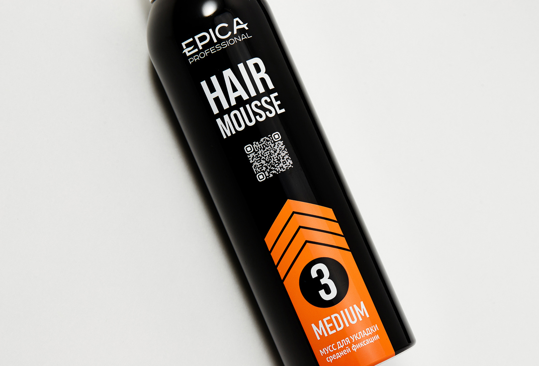 Мусс для укладки волос EPICA Professional Medium hold styling mousse 