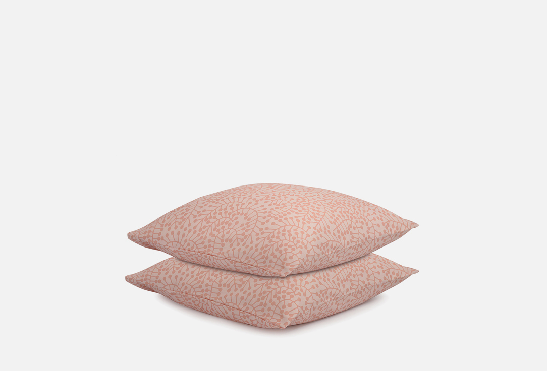 Комплект наволочек TKANO Scandinavian touch, розовый, 70х70