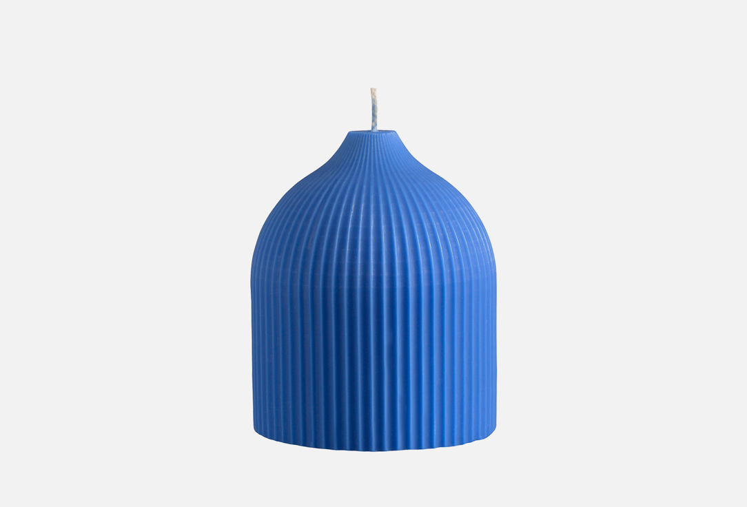 Свеча декоративная TKANO Ярко-синий, 10.5 см 1 шт