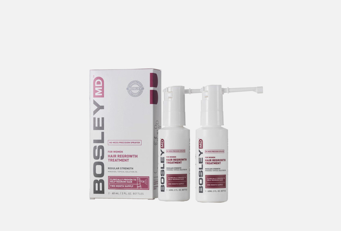 цена спрей для активации роста волос BOSLEY MD FOR WOMEN HAIR REGROWTH TREATMENT 2% Spray 60 мл